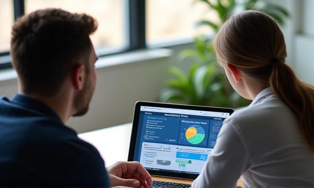 Close up concentrated 1-on-1 tutoring session